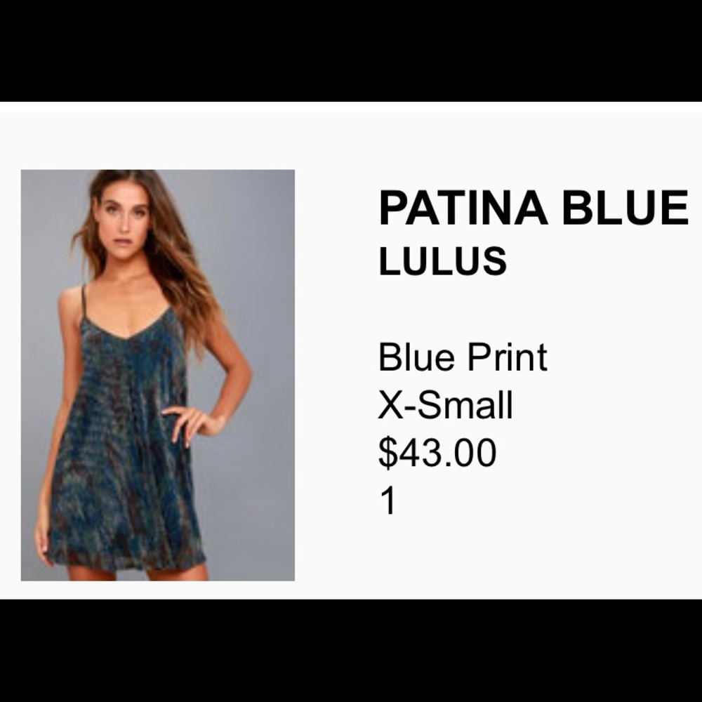 Blue dress